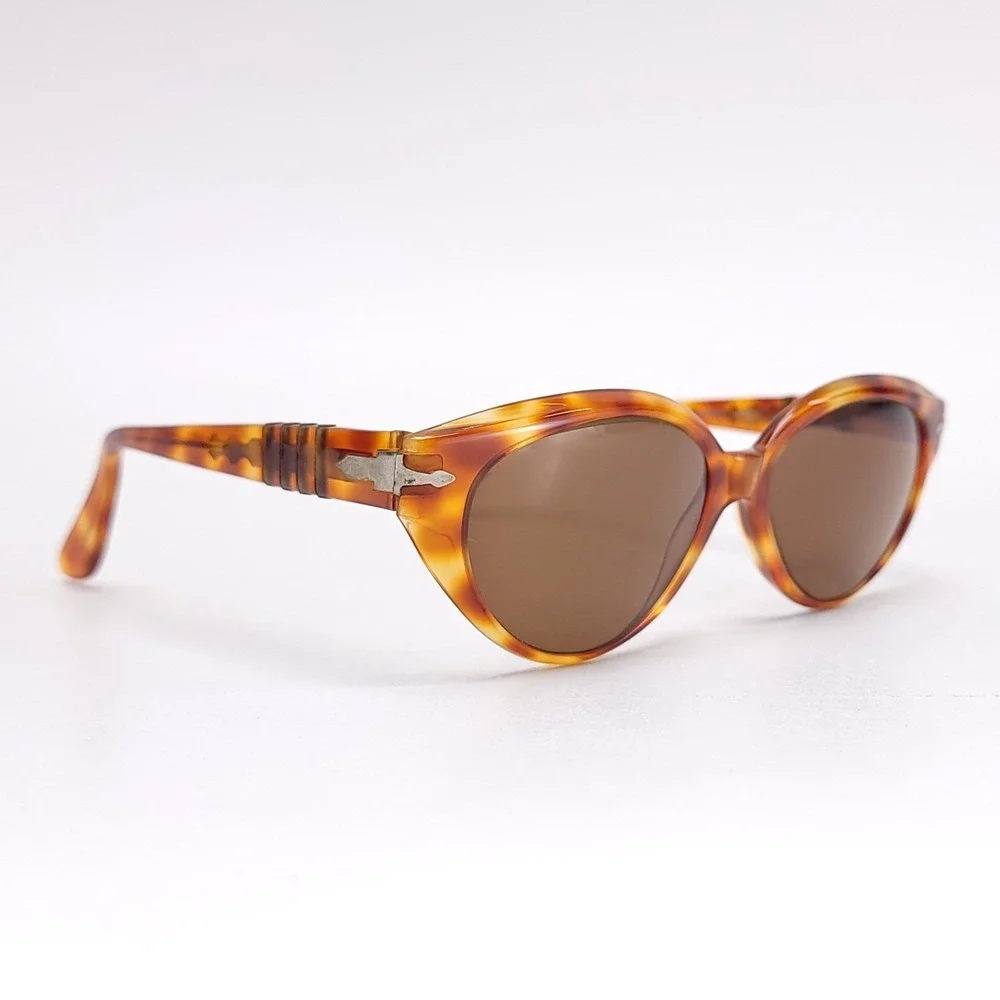Persol 853 Carol Tortoiseshell Cat Eye Sunglasses FRAMES ONLY Italy 137-56-16